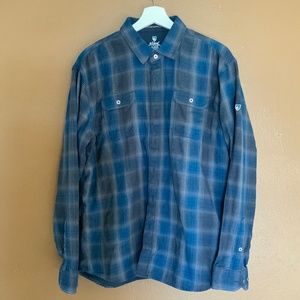 Kuhl Men’s XL plaid shirt